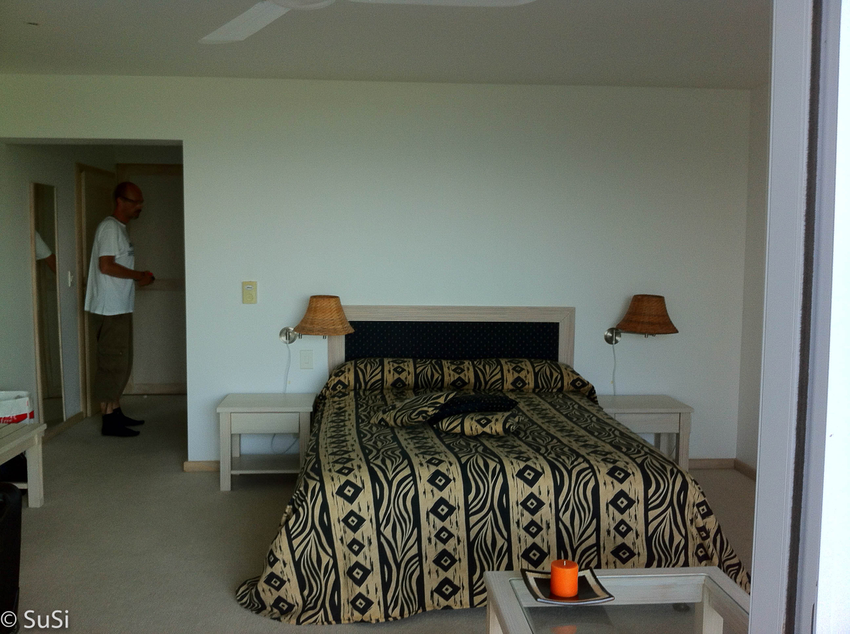 Unser Zimmer in der Palm Dune Beach Lodge