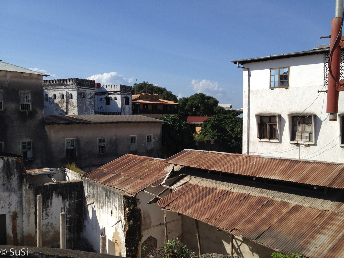 Ausblick unser Dachterrasse