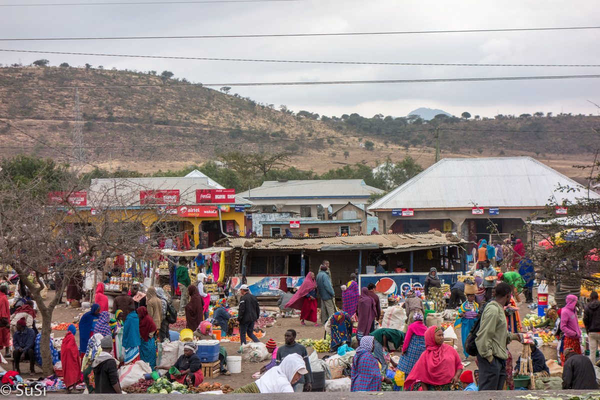 Afrikanischer Wochenmarkt